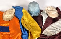 Lot 531 - Four racing silk jackets, including: one blue...