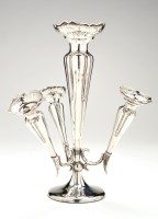 Lot 555 - A George V epergne, by Colen Hewer Cheshire,...