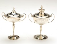 Lot 570 - Two George V two-handled presentation cups, by...