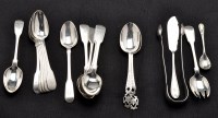 Lot 577 - Six George IV teaspoons, by Reid & Son...