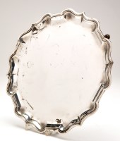 Lot 624 - A George V salver, by C.S. Harris & Sons Ltd.,...