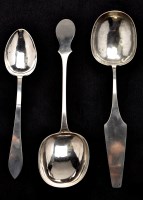 Lot 674 - A German gravy spoon, by Haeberlein, Nurnberg,...