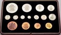 Lot 681 - A George VI 1937 specimen set of fifteen...