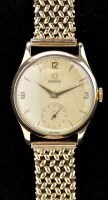 Lot 694 - Omega: a mid 20th Century gentleman's 9ct....