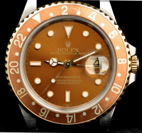 Lot 696 - Rolex, GMT Master II: a gentleman's wristwatch,...