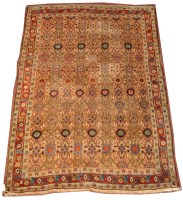 Lot 887 - An early 20th Century Bidjar rug, the floral...