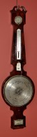 Lot 892 - A mid 19th Century mahogany wheel barometer,...