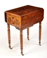 Lot 914 - An early 19th Century mahogany drop leaf work...