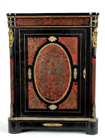 Lot 928 - A 19th Century French cabinet, with ebonised...