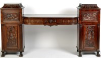 Lot 932 - A late 19th Century Adam design carved...