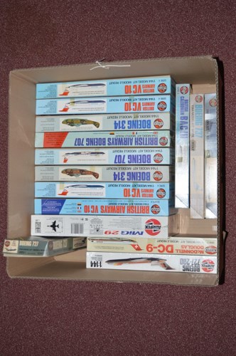 Lot 270 - Airfix model constructor kits: 1:144 scale,...