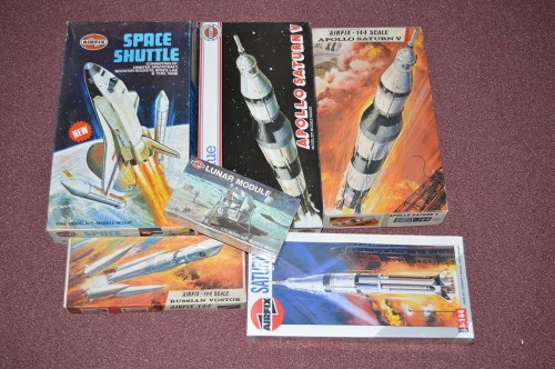 Lot 339 - Airfix model constructor kits, space interest,...
