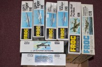 Lot 342 - Frog model constructor kits, mainly yellow...