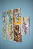 Lot 397 - Airfix model constructor kits, series 4, red...