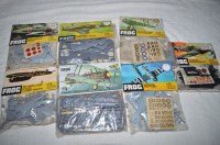 Lot 469 - Frog model constructor kits, 1:72 scale bags,...