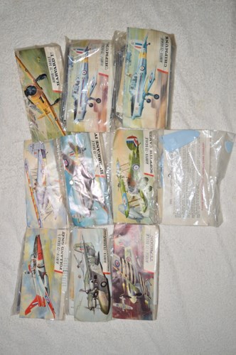 Lot 493 - Airfix model constructor kits, 1:72 scale, red...