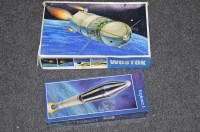 Lot 575 - A Wostok Sputnick model construction kit;...