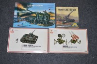 Lot 576 - Aurora 155MM Longtom Gun construction kit;...