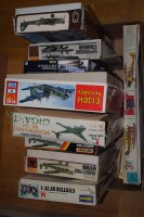 Lot 599 - Model constructor kits, Aircraft, by Hasegawa,...