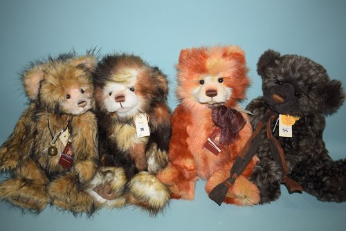Lot 79 - Charlie Bears: Mrs. Lovely; Just Because;...