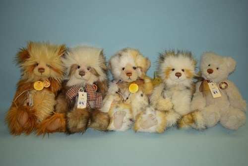 Lot 89 - Charlie Bears: Savoury Pudding; Whoopsie Daisy;...
