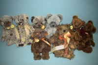 Lot 100 - Charlie Bears: Poppet; Timmy; Jerry; Walker;...