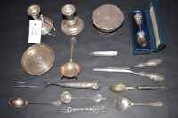 Lot 11 - Silver items, to include: a commemorative...