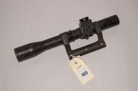 Lot 469 - A military snipers rifle scope, by S.M. Co.,...
