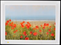 Lot 4 - After Ivan Lindsay - poppies among sand dunes...