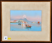 Lot 47 - **** Bonetti - ''Naples'' - boats in the Bay...