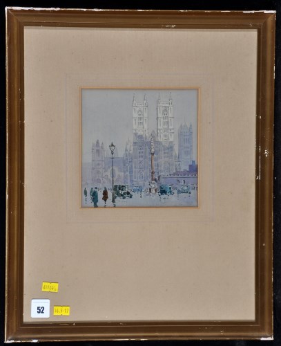 Lot 52 - Rose Barton - Westminster Abbey, with...