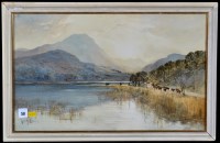 Lot 58 - Thomas Swift Hutton - Lake District scene with...