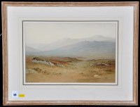 Lot 59 - G*** E*** Treweek - a moorland view, signed;...