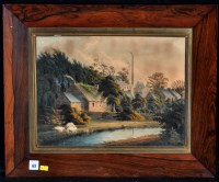 Lot 63 - William Porteous - a scene in an industrial...