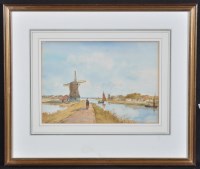 Lot 86 - Thomas Swift Hutton - ''In Holland'', signed;...