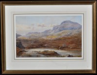 Lot 90 - Edward Arden (Tucker) - a tarn on the Cumbrian...