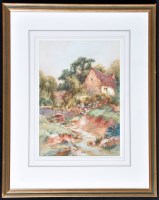 Lot 93 - Henry ''Harry'' James Sticks - ''Cottage by a...