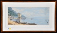 Lot 104 - Manner of George Clarkson Stanfield - a small...
