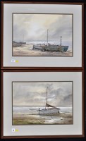 Lot 110 - Keith Burtonshaw - Lowestoft fishing boats and...