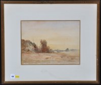 Lot 119 - C*** A*** Sharkea - a twilight landscape with...