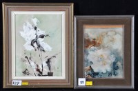 Lot 127 - Joan Kinder, SGA, MFPS - ''Roses'' and ''White...