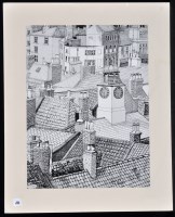 Lot 140 - Don Goldie - ''Whitby'' - a view across the...