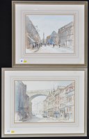 Lot 157 - G*** Barrass - views in Newcastle-Grainger...