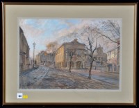 Lot 165 - Walter Holmes - a view in Alnwick, signed,...