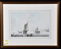 Lot 171 - H*** Vellinkel (Dutch 19th Century) - coastal...