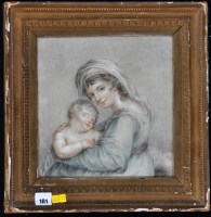 Lot 181 - British School - a woman in 18th Century...