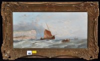 Lot 189 - William Henry Williamson - fishing boats off...