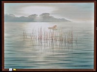 Lot 217 - Ronald Wong - ''Still Waters'', signed, oil on...