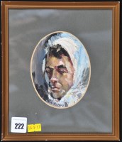 Lot 222 - Ronald Moore - bust portrait of a woman...