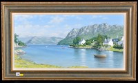 Lot 228 - Malcolm Butts - ''Plockton'', signed,...